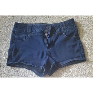 Blue Spice High-waisted Shorts